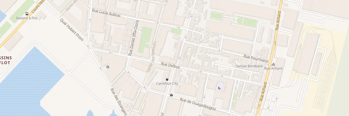 Plan du 35 Rue Blanqui à Bordeaux