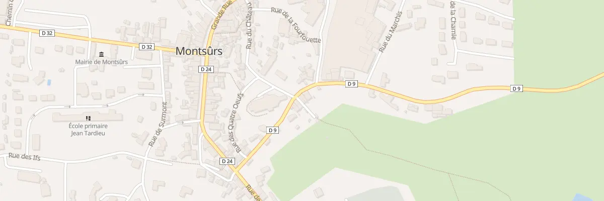 Plan du 14 Rue de Sainte Suzanne à Montsûrs