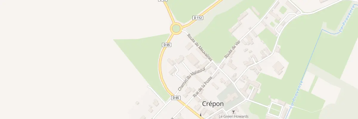 Plan du 6 Chemin de Malatour à Crépon
