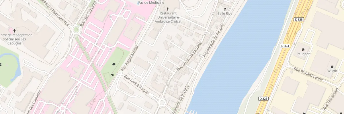 Plan du 52 Rue Hte de Reculee à Angers
