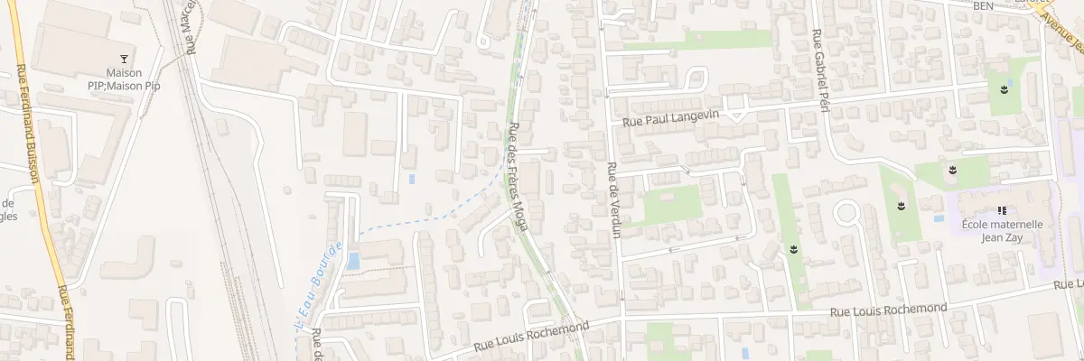 Plan du 88 Rue des Frères Moga à Bègles