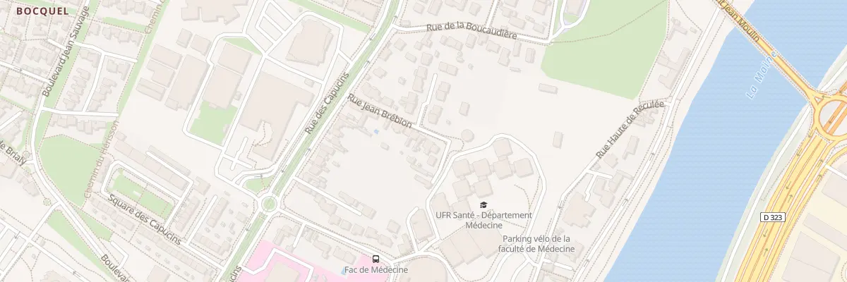 Plan du 13 Rue Jean Brébion à Angers