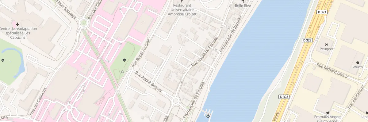 Plan du 54 Rue Hte de Reculee à Angers