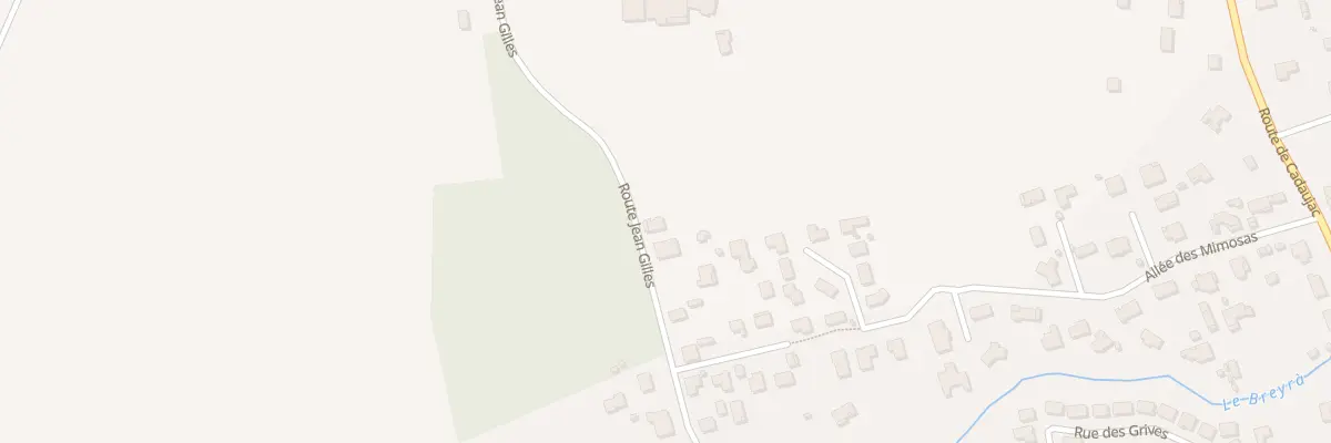 Plan du 27 Rte de Jean Gilles à Martillac