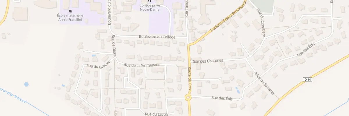 Plan du 17 Rue de la Promenade à Meslay-du-Maine