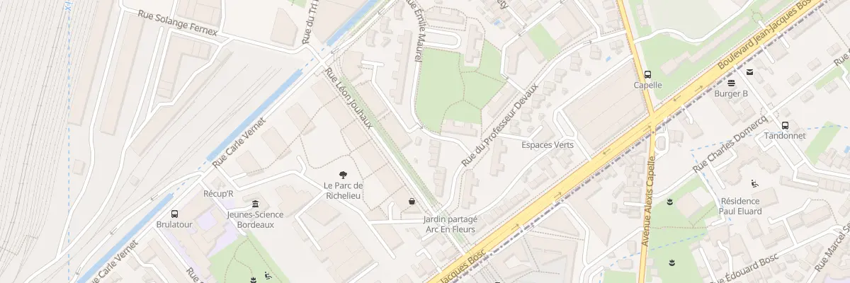 Plan du 33 Rue du Professeur Devaux à Bordeaux