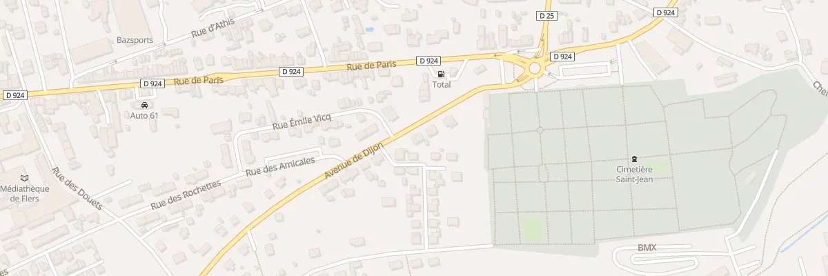 Plan du 40B Av de Dijon à Flers
