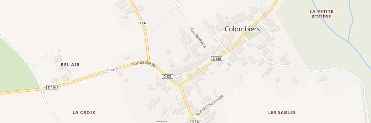 Plan du 3D Rue Berthelot à Colombiers
