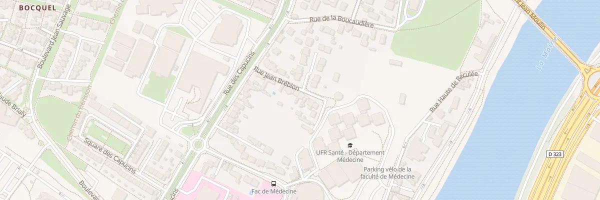 Plan du 11 Rue Jean Brébion à Angers