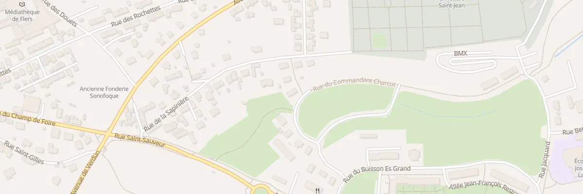 Plan du 11 Rue du Cdt Charcot à Flers