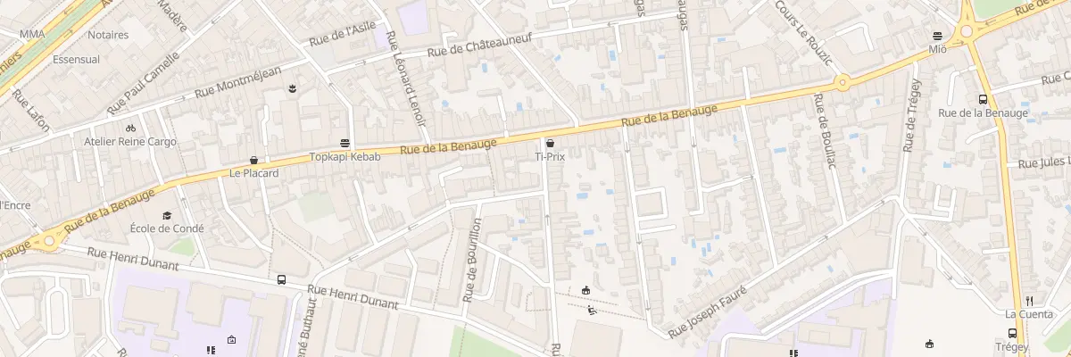 Plan du 4 Rue de Cénac à Bordeaux