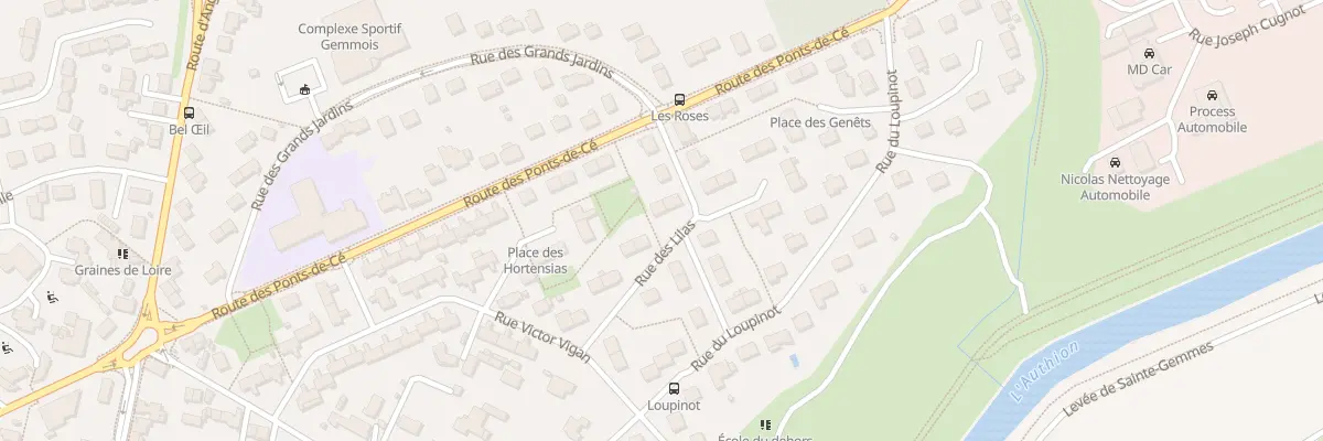 Plan du 11 Rue des Lilas à Sainte-Gemmes-sur-Loire