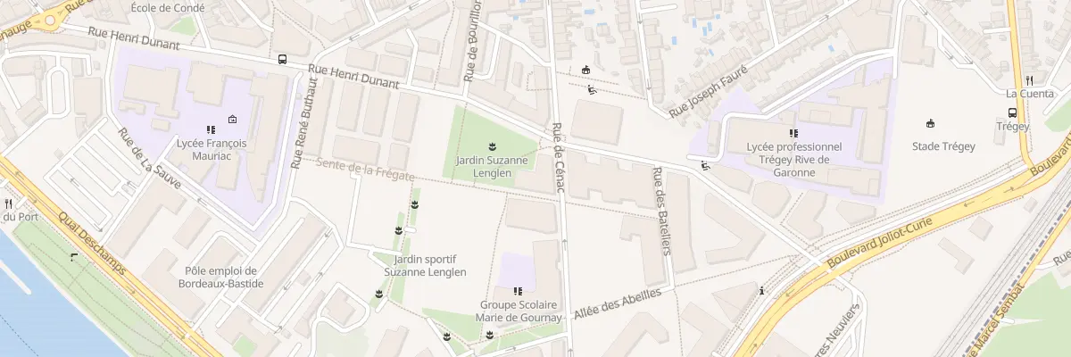 Plan du 32 Rue de Cénac à Bordeaux