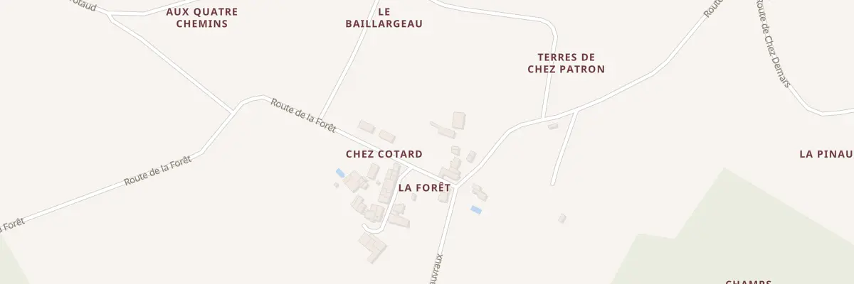 Plan du 5 Rte de la Forêt à Mosnac