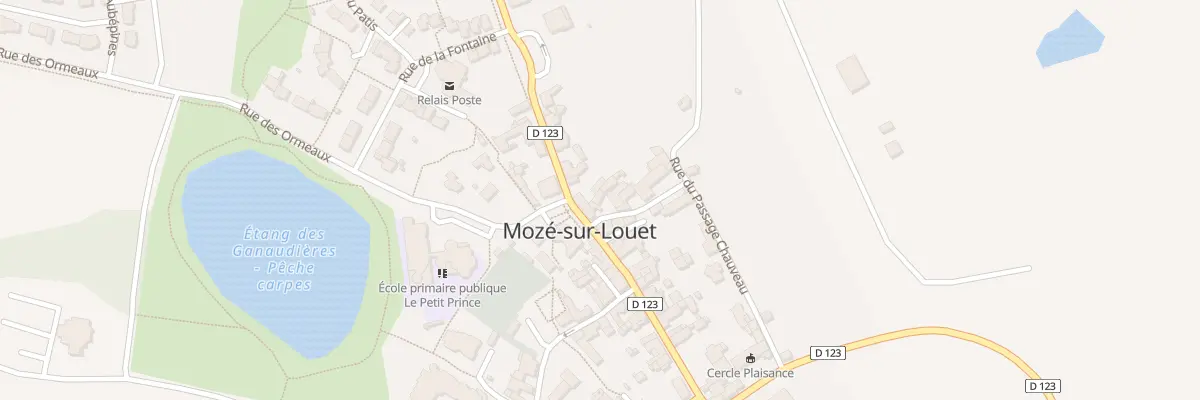 Plan du 4 Rue de la Mairie à Mozé-sur-Louet