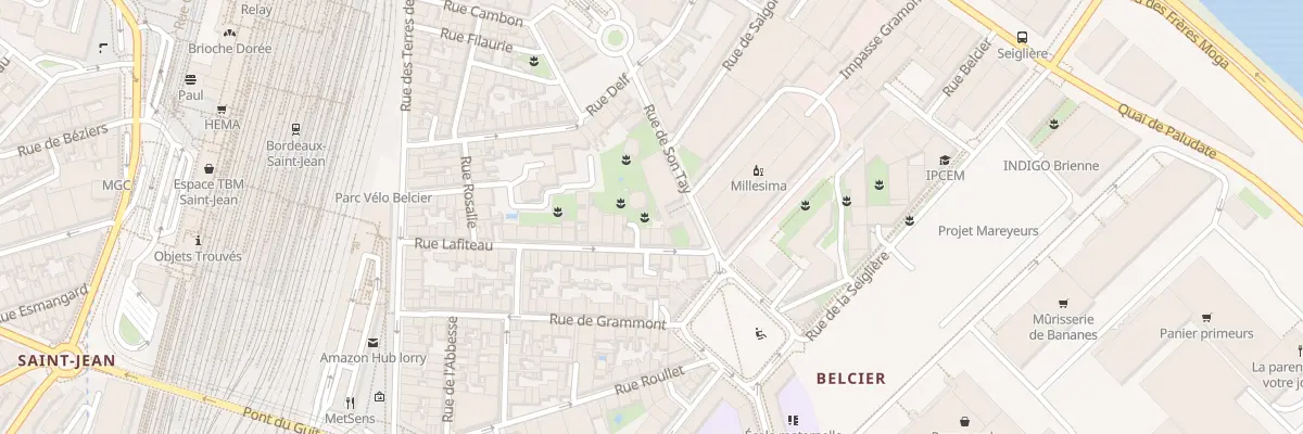 Plan du 32B Rue Lafiteau à Bordeaux