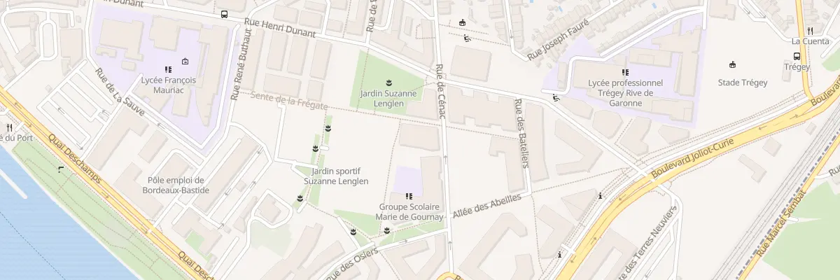 Plan du 34 Rue de Cénac à Bordeaux