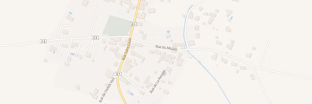 Plan du 8 Rue du Moulin à Vallans