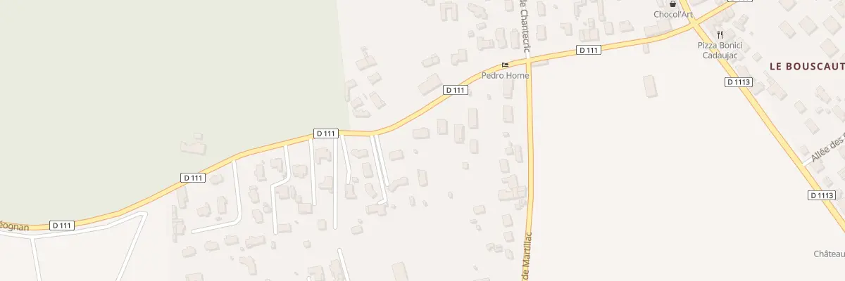 Plan du 352 Av de Léognan à Cadaujac