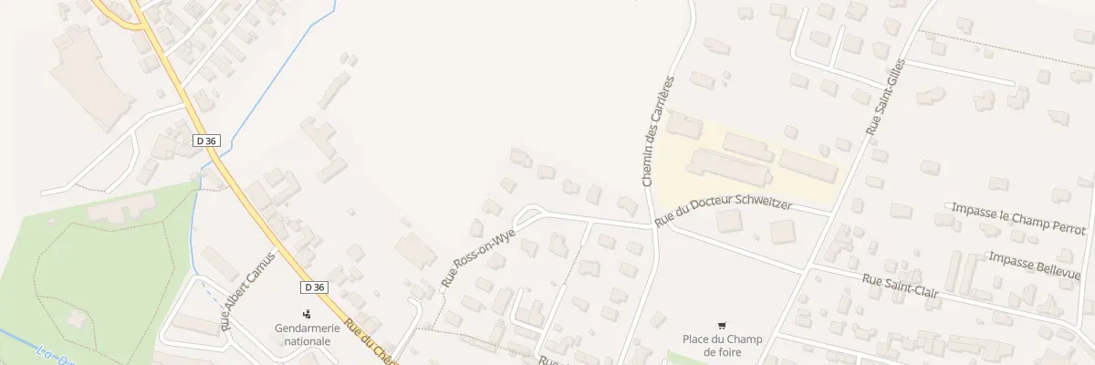 Plan du 8 Rue de Ross On Wye - Conde à Condé-en-Normandie