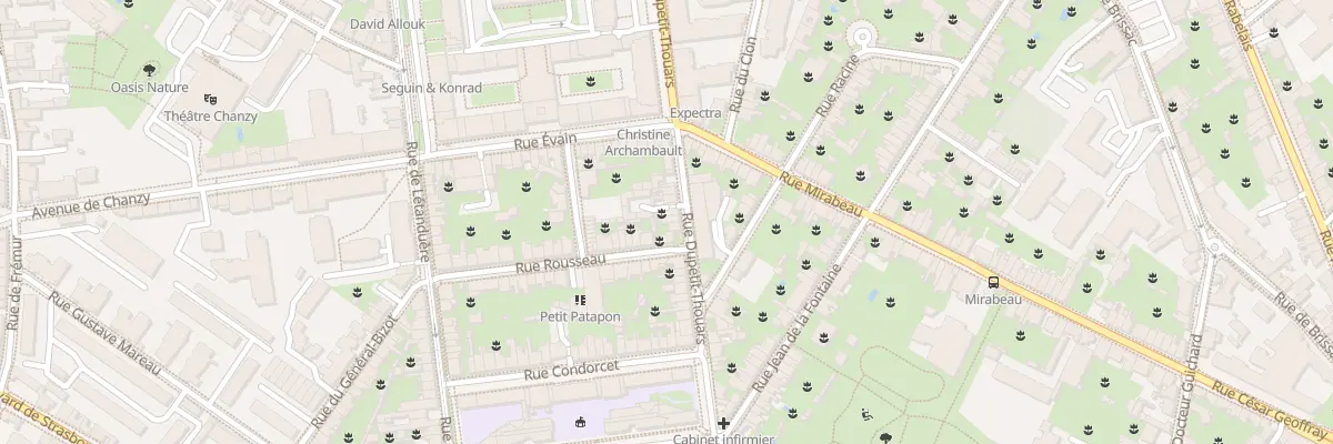 Plan du 36 Rue Dupetit Thouars à Angers