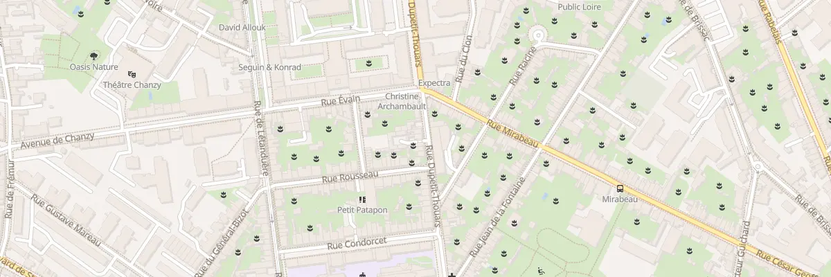 Plan du 30 Rue Dupetit Thouars à Angers