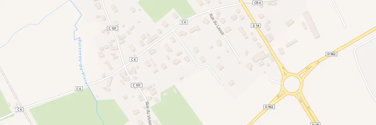 Plan du 25 Rue du Lavoir à La Selle-la-Forge