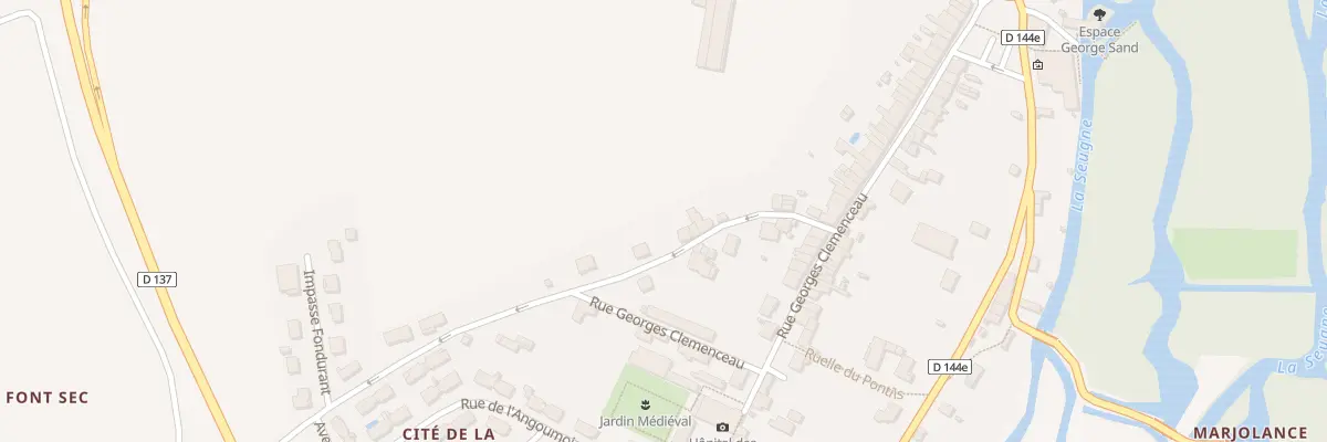 Plan du 14 Rue de Fondurant à Pons