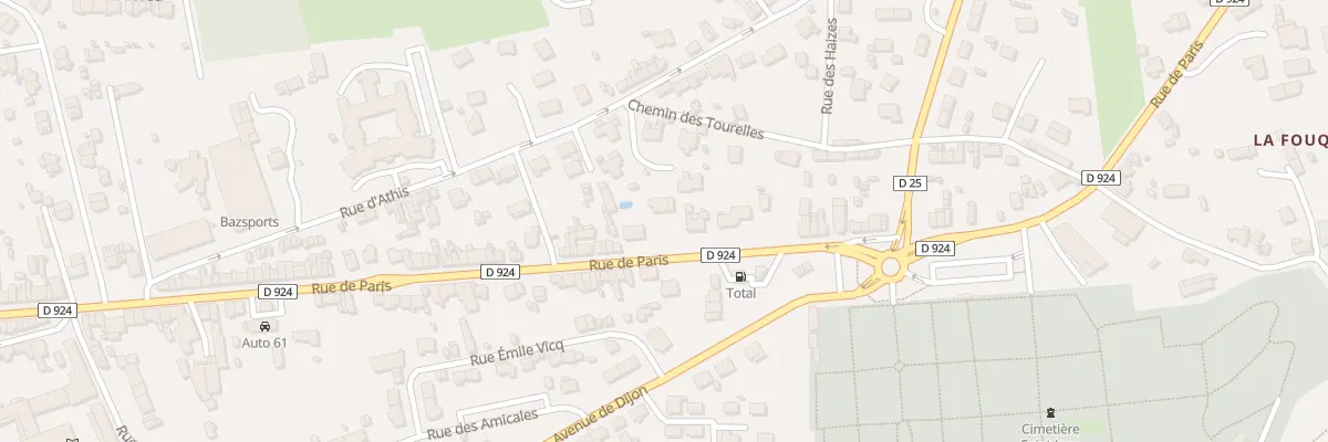 Plan du 289 Rue de Paris à Flers