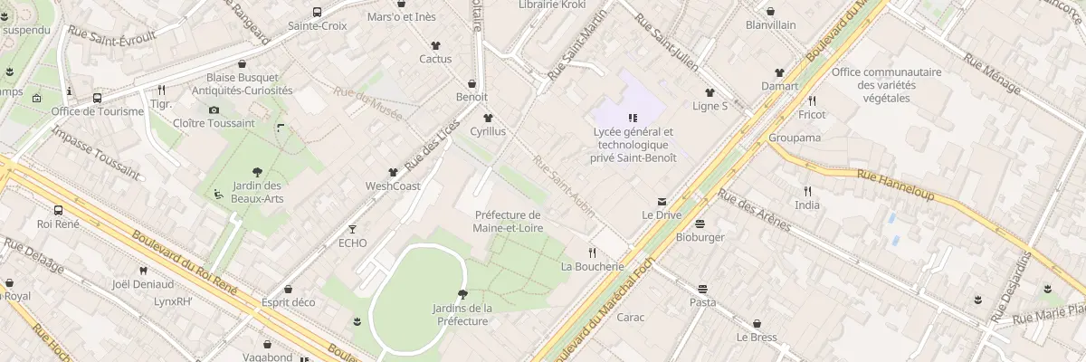 Plan du 46 Rue Saint-Aubin à Angers