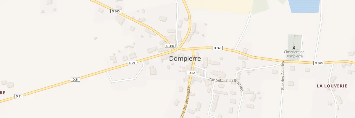 Plan du 1 Rue du Mont Oger à Dompierre