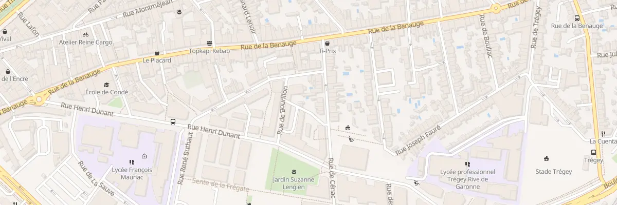Plan du 18 Rue de Cénac à Bordeaux