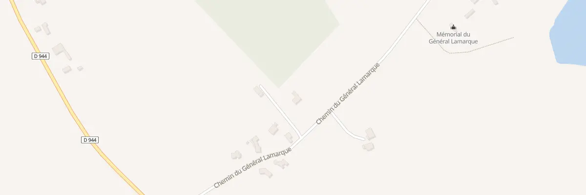 Plan du 329 Che du General Lamarque à Eyres-Moncube
