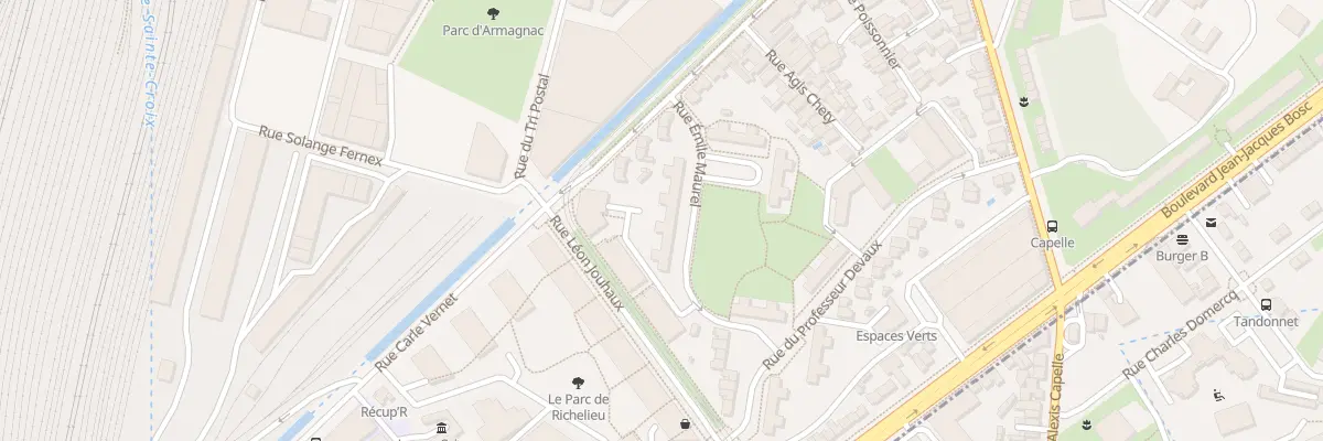 Plan du 31 Rue du Professeur Devaux à Bordeaux