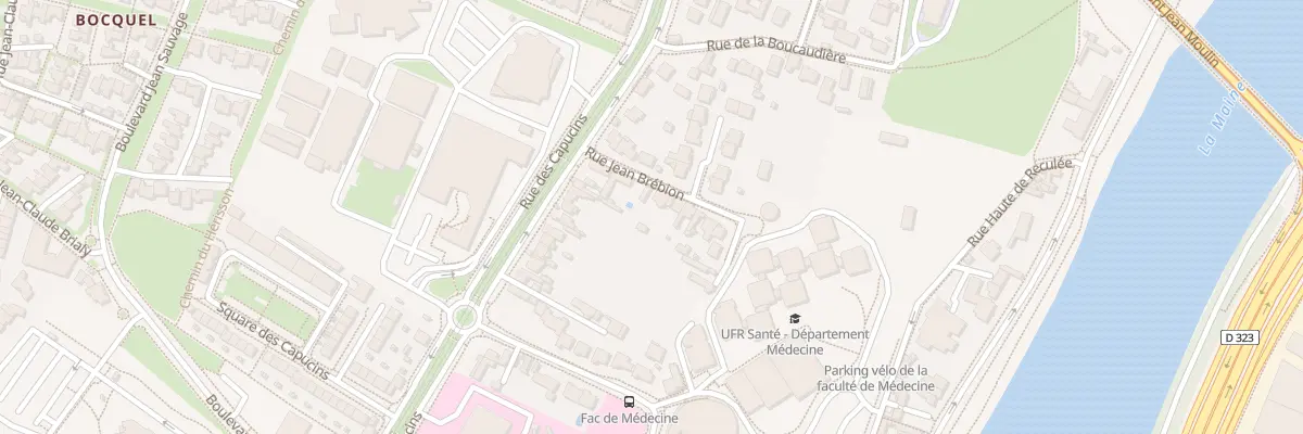 Plan du 7 Rue Jean Brébion à Angers