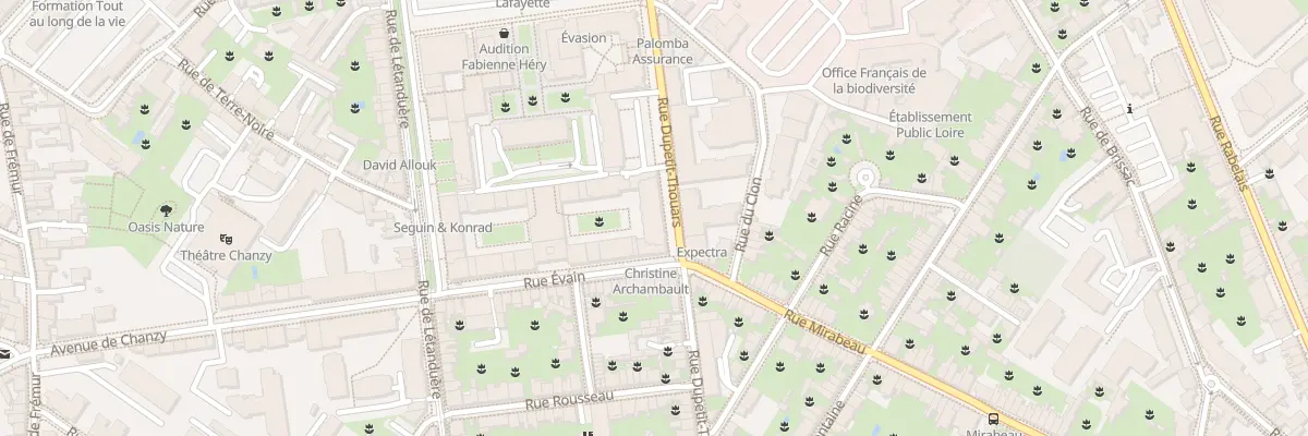 Plan du 20G Rue Dupetit Thouars à Angers