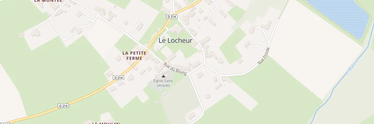 Plan du 7 Rue du Bourg - Le Locheur à Val d’Arry