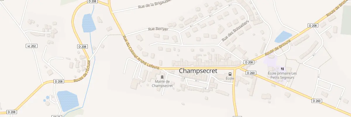 Plan du 48 Rue du Colonel Andre Lefevre à Champsecret
