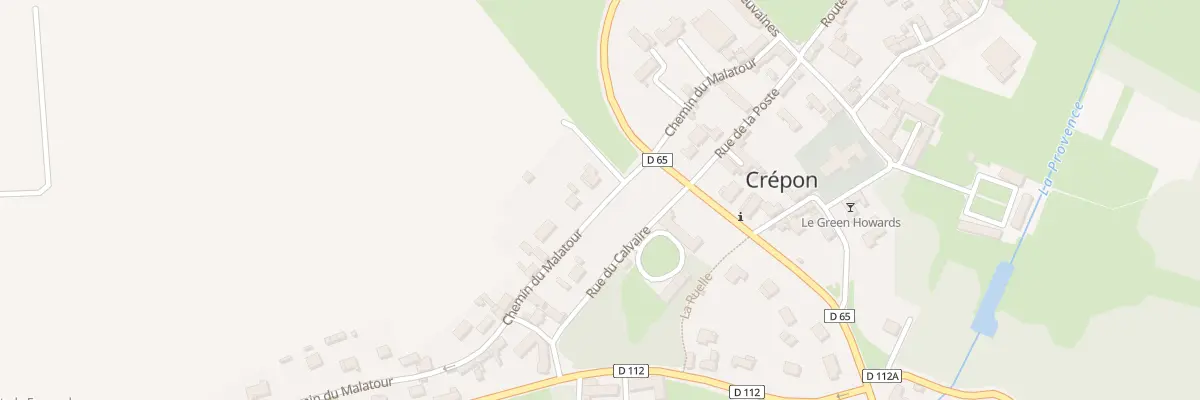 Plan du 10 Chemin de Malatour à Crépon