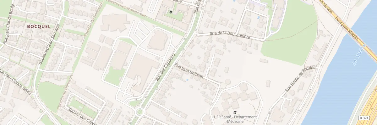Plan du 2B Rue Jean Brébion à Angers