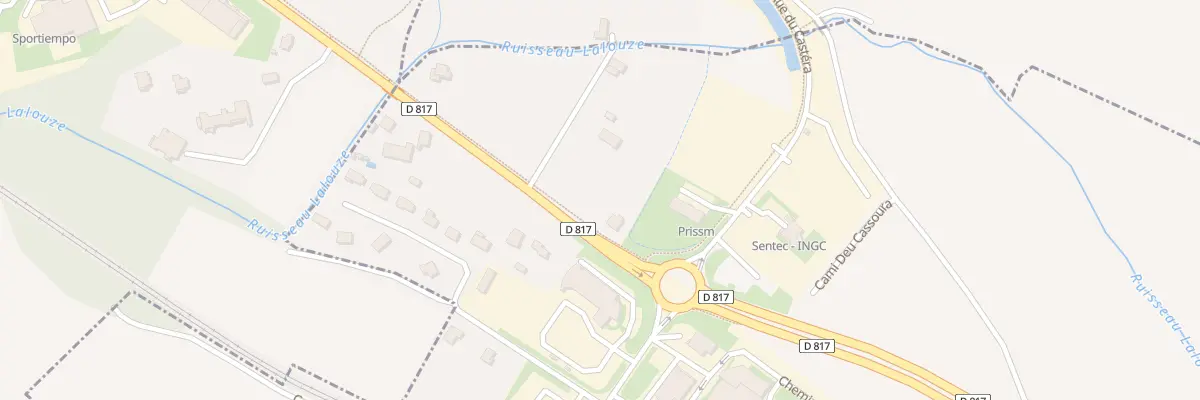Plan du 18 Rte Nationale 117 à Labastide-Cézéracq