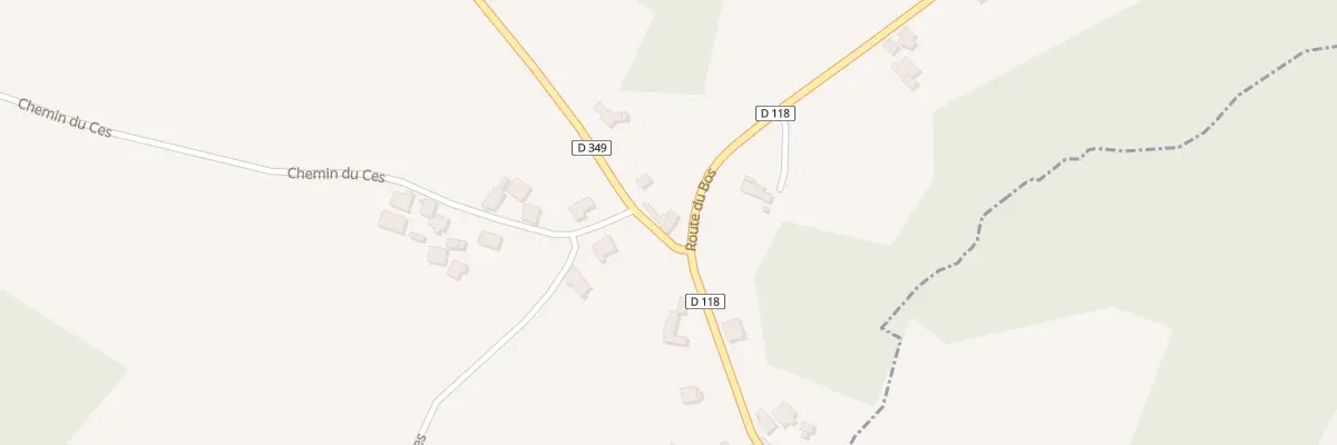 Plan du 1444 Rte du Bos à Peyre