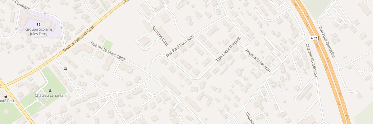 Plan du 25 Rue Louis Breguet à Villenave-d’Ornon