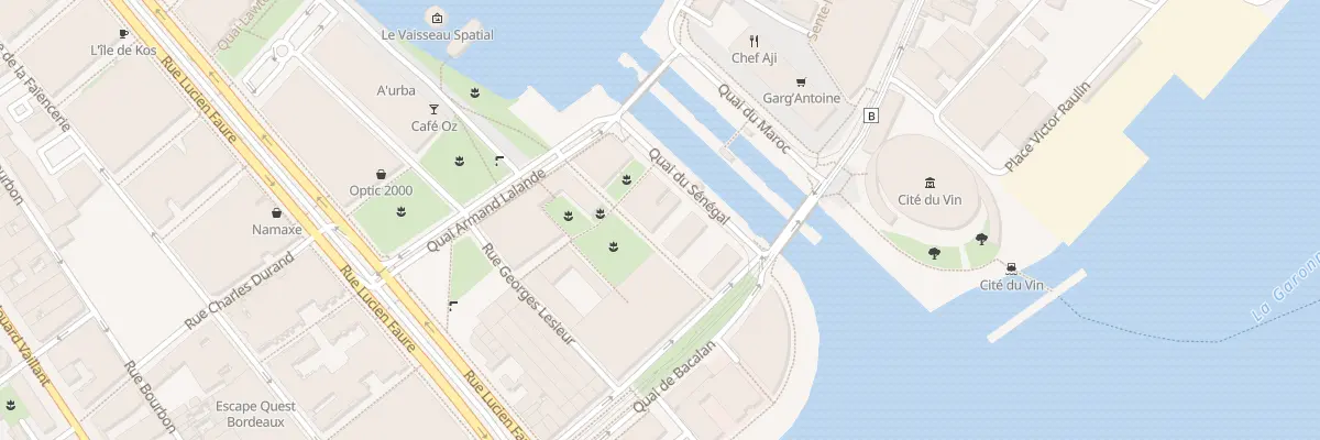 Plan du 114 Quai Bacalan à Bordeaux