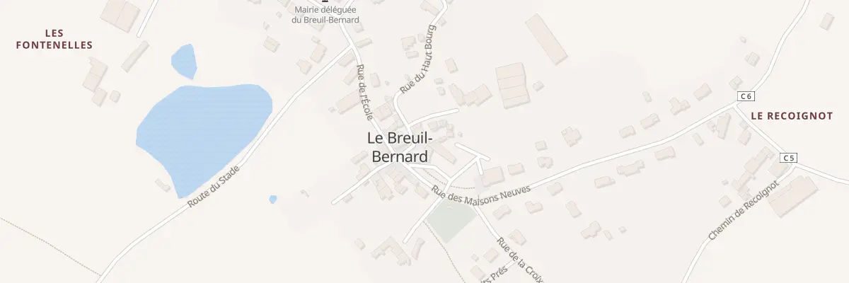 Plan du 5 Pl de l’Eglise Breuil Bernard à Moncoutant-sur-Sèvre