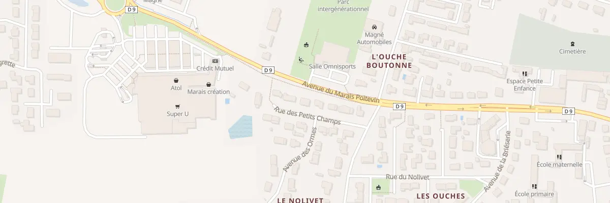 Plan du 18 Rue des Petits Champs à Magné
