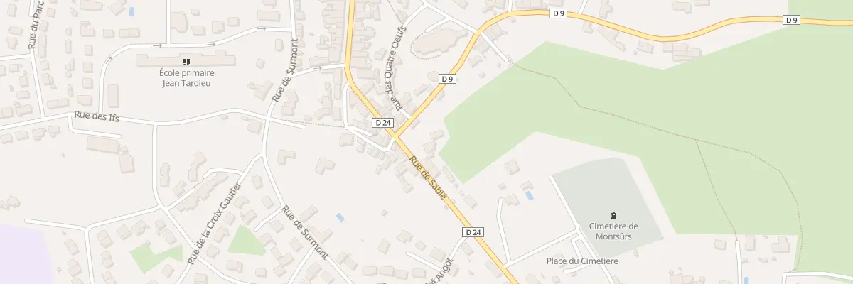 Plan du 2 Rue de Ste Suzanne à Montsûrs