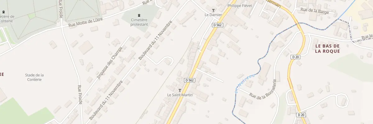 Plan du 40 Rue Saint Martin - Conde à Condé-en-Normandie