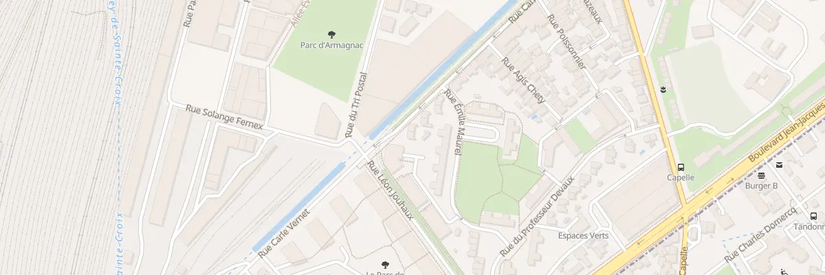 Plan du 140 Rue Carle Vernet à Bordeaux