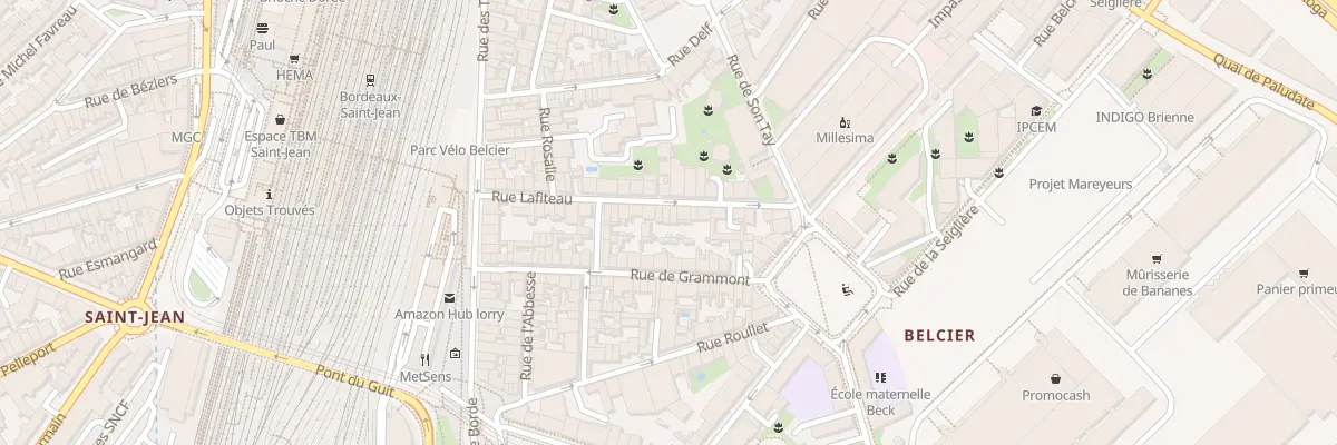 Plan du 31 Rue Lafiteau à Bordeaux